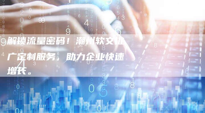 解锁流量密码！潮州软文推广定制服务，助力企业快速增长。