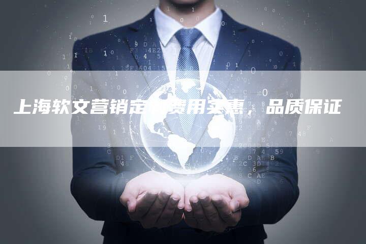 上海软文营销定制费用实惠，品质保证