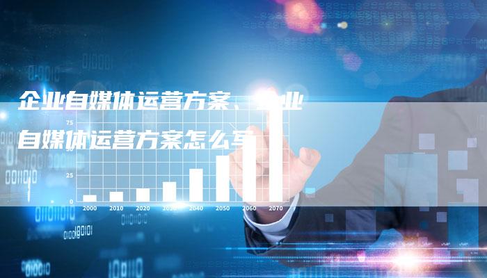 企业自媒体运营方案、企业自媒体运营方案怎么写