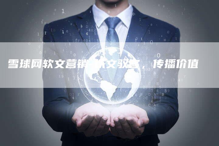 雪球网软文营销-以文驭客，传播价值