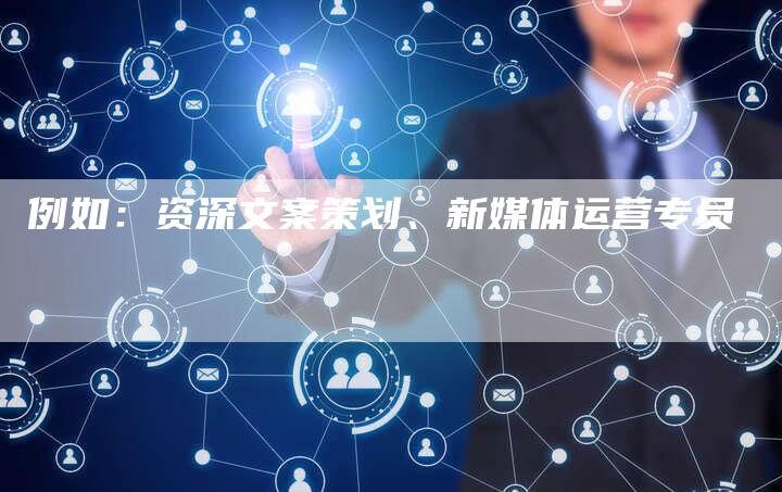 例如：资深文案策划、新媒体运营专员