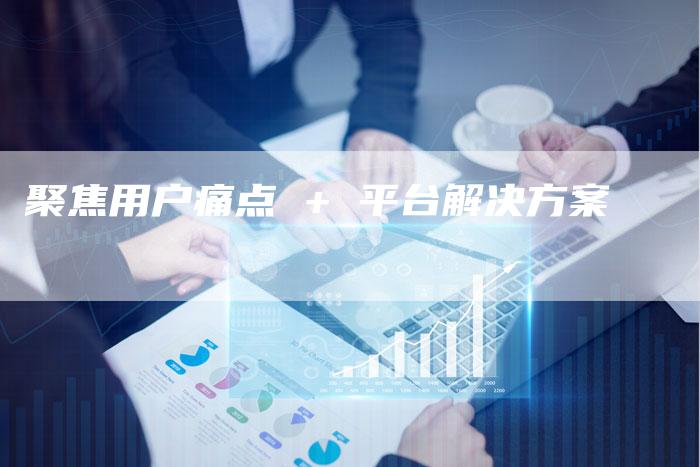 聚焦用户痛点 + 平台解决方案